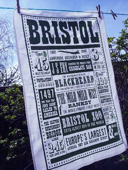 Bristol Facts Tea Towel, 2 of 2