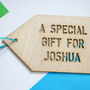 Giant Personalised Wooden Large Gift Tag, thumbnail 7 of 9