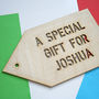 Giant Personalised Wooden Large Gift Tag, thumbnail 6 of 9