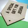 Giant Personalised Wooden Large Gift Tag, thumbnail 8 of 9