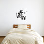 Banksy Rat Hip Hop Head Wall Art Decal, thumbnail 1 of 4