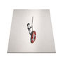 Banksy Boy On Safety Ring Wall Art Sticker, thumbnail 2 of 3