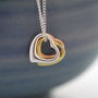 Trio Of Hearts Sterling Silver Necklace, thumbnail 5 of 7