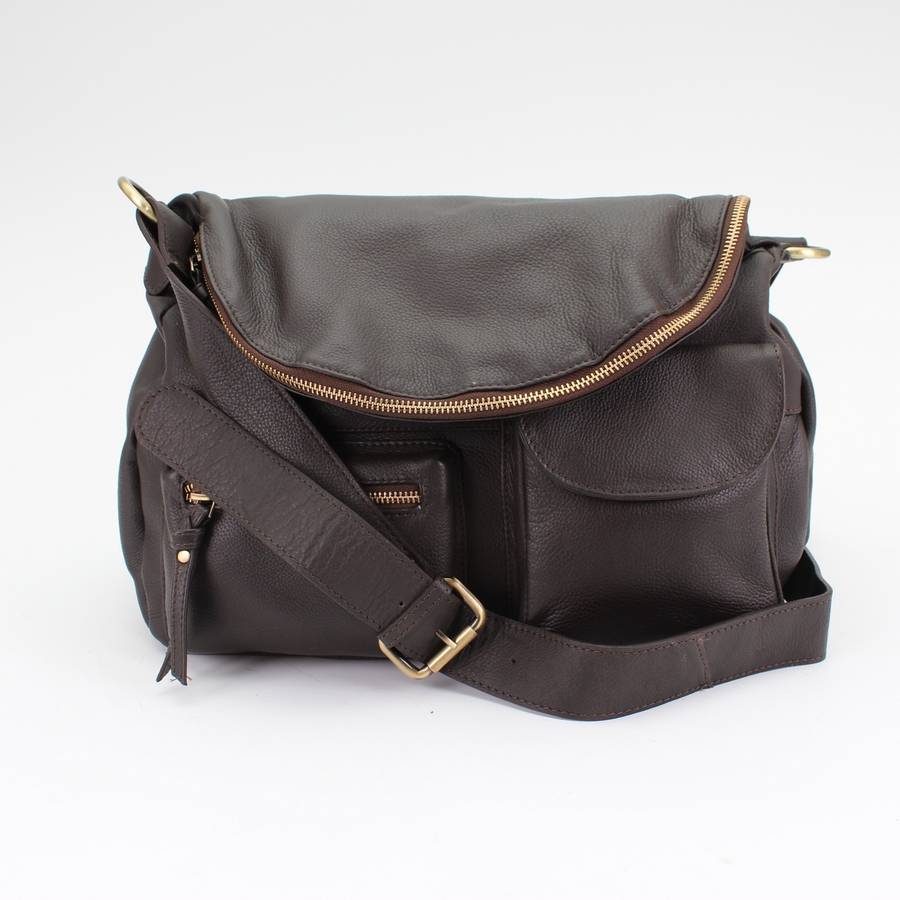 Slouchy Cross Body Messenger Bag By The Leather Store