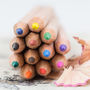 12 Personalised Natural Wood Colouring Pencils, thumbnail 1 of 5