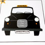 Personalised Black Cab 'Taxi' Print, thumbnail 4 of 7