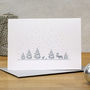 A Winter Forest Letterpress Card, thumbnail 2 of 4
