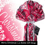 Personalised Christmas Tree Wine Gift With Your Message, thumbnail 2 of 5