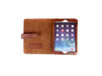 Leather iPad Mini Cover With Stand, 4 of 9