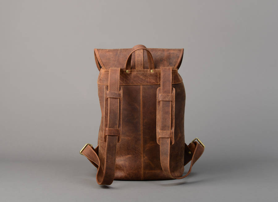 Lincon Backpack In Full Leather By Forbes & Lewis | notonthehighstreet.com