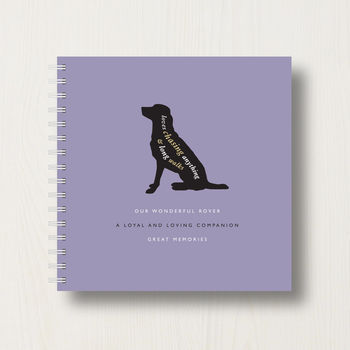 Personalised Labrador Retriever Lover's Book Or Album, 10 of 10