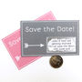 Personalised Save The Date Scratchcard, thumbnail 1 of 2