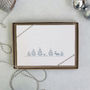 A Winter Forest Letterpress Card, thumbnail 1 of 4