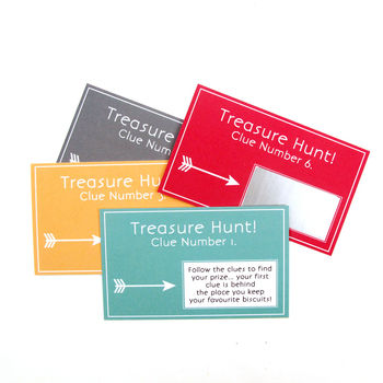 Personalised Treasure Hunt Scratch Card Game, 2 of 2