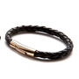 Luxury Leather And Rose Gold Bracelet, thumbnail 4 of 7