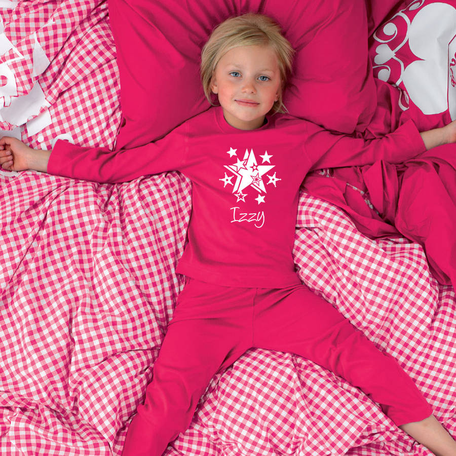 Girl's Personalised Pyjamas, 1 of 8