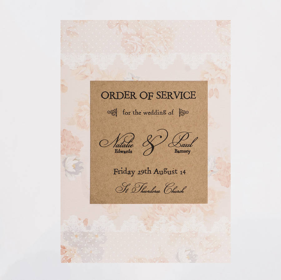 wedding invitation order
