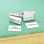 Personalised Envelope Cufflinks With Message Card, thumbnail 2 of 3