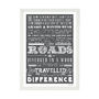 'A Road Less Travelled' University Student Gift Print, thumbnail 3 of 4