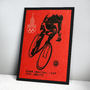1980 Moscow Olympics Cycling Print, thumbnail 1 of 2