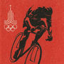 1980 Moscow Olympics Cycling Print, thumbnail 2 of 2