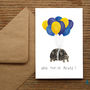 Woo You've Moved! New Home Tortoise Greetings Card, thumbnail 1 of 1
