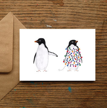 Festive Penguins Christmas Cards, 2 of 2