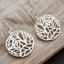 Sterling Silver Forest Circle Jewellery Set, thumbnail 3 of 5