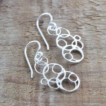 Sterling Silver Bubbles Necklace, 3 of 5
