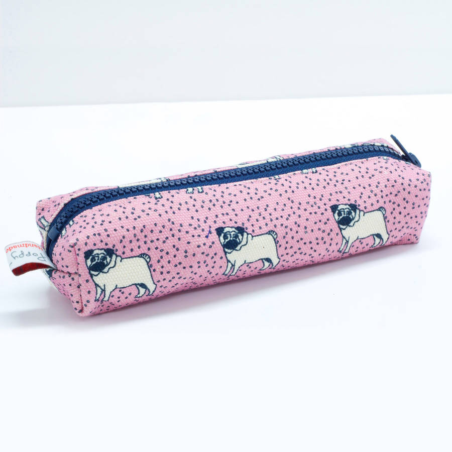 Pug Pencil Case By Poppy Treffry | notonthehighstreet.com