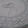 Personalised Sterling Silver Wishbone Necklace, thumbnail 3 of 8