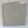 'Mr And Mrs' Wedding Guest Book ~ Boxed, thumbnail 1 of 6