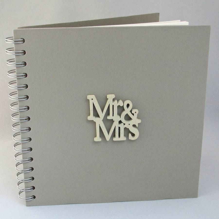 'Mr And Mrs' Wedding Guest Book ~ Boxed, 1 of 6