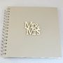 'Mr And Mrs' Wedding Guest Book ~ Boxed, thumbnail 2 of 6