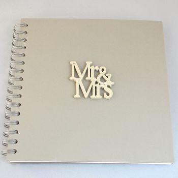'Mr And Mrs' Wedding Guest Book ~ Boxed, 2 of 6