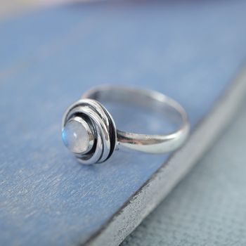 Friendship Knot Moonstone Ring, 8 of 8