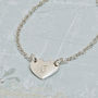 Girls Personalised Silver Heart Necklace, thumbnail 3 of 6