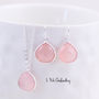 Heart Shape Gemstone Earring And Necklace Set, thumbnail 4 of 10