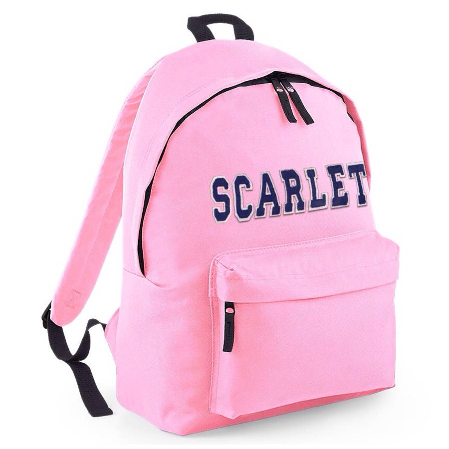 personalised school backpack assorted colours by pink pineapple home ...