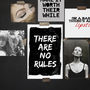 'There Are No Rules' Quote Print, thumbnail 2 of 2
