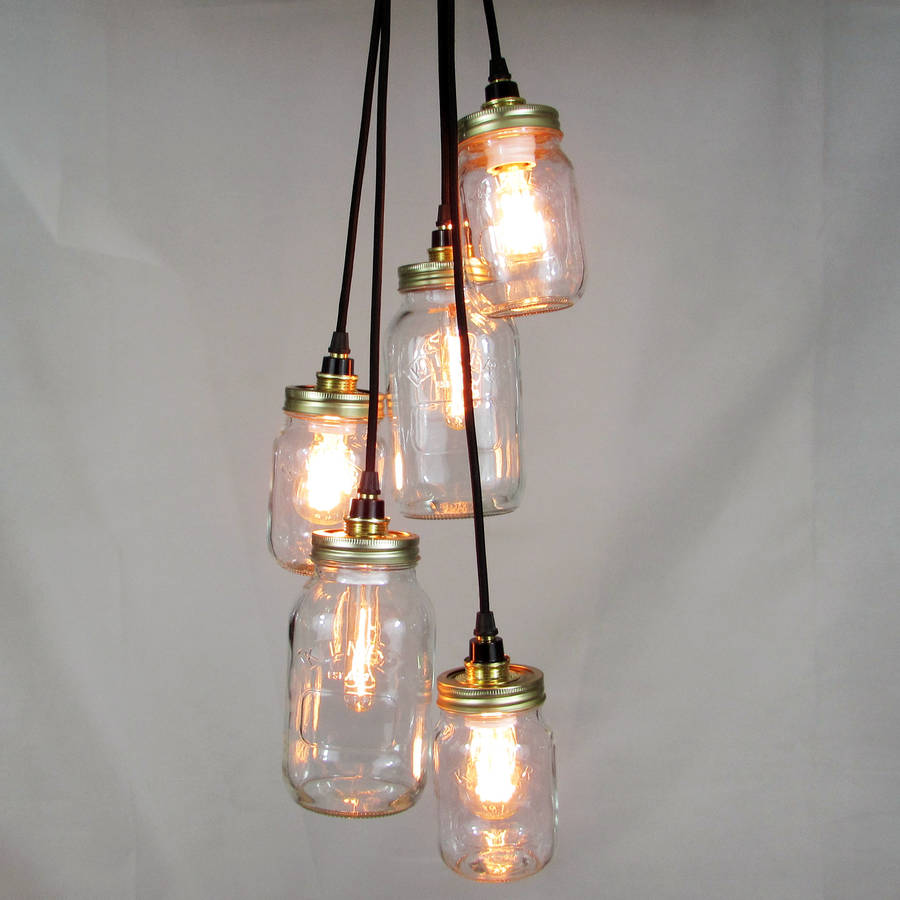 bulb cluster pendant light