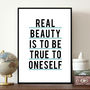 'Be True To Oneself' Inspirational Quote, thumbnail 1 of 2