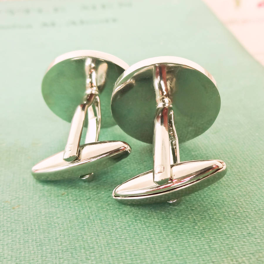 Personalised Bride And Groom Engraved Wedding Cufflinks By Wild Life