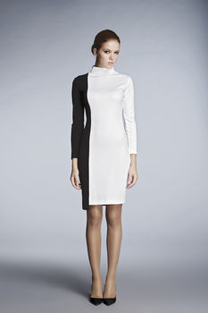 Day And Night Monochrome Jersey Dress, 2 of 4