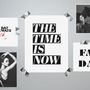 'The Time Is Now' Quote Print, thumbnail 2 of 2
