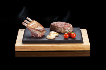 The Steak Sharer Hot Stone Cooking Lava Set, 2 of 6