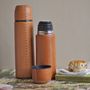 Leather Thermal Vacuum Flask, thumbnail 2 of 7