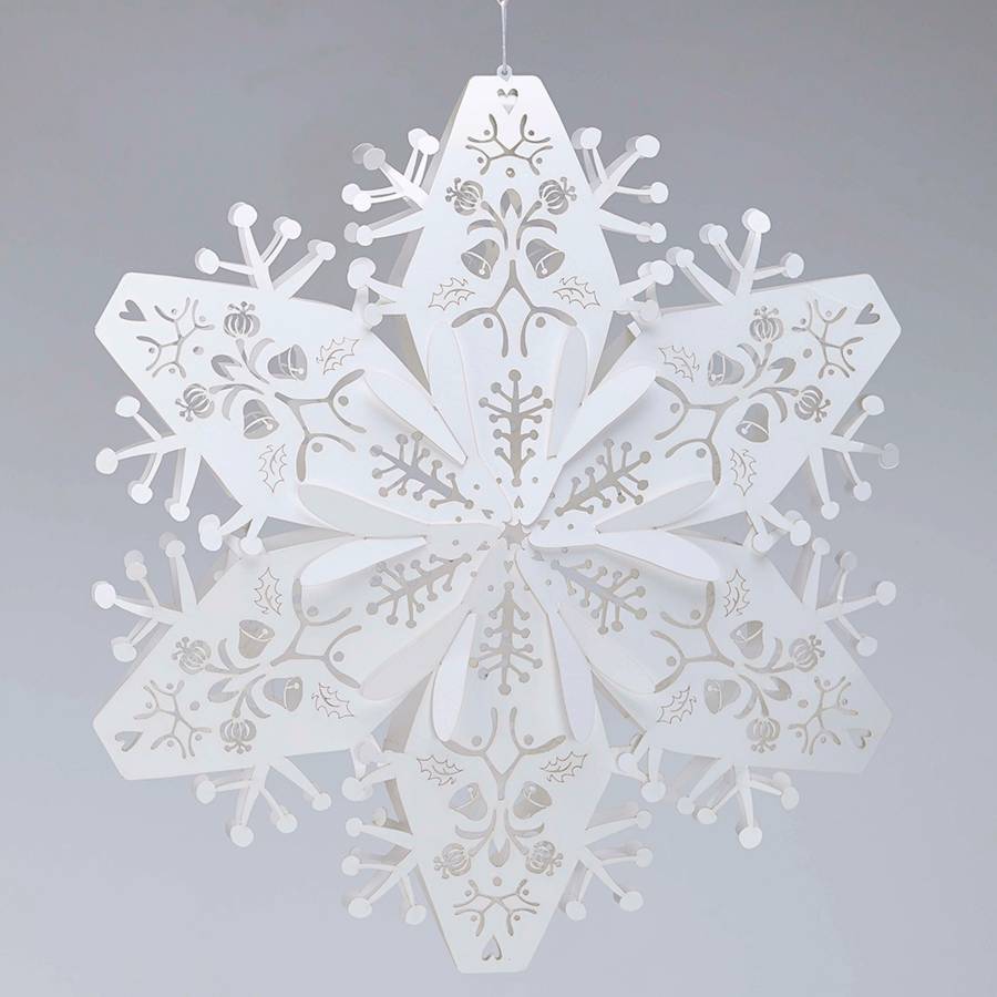 3d snowflake lanterns by the hanging lantern company ...