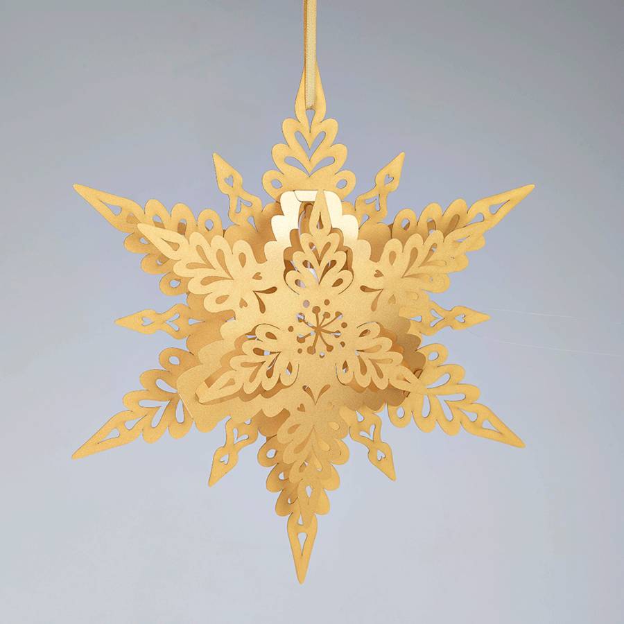 Deco Snowflake Lanterns By The Hanging Lantern Company