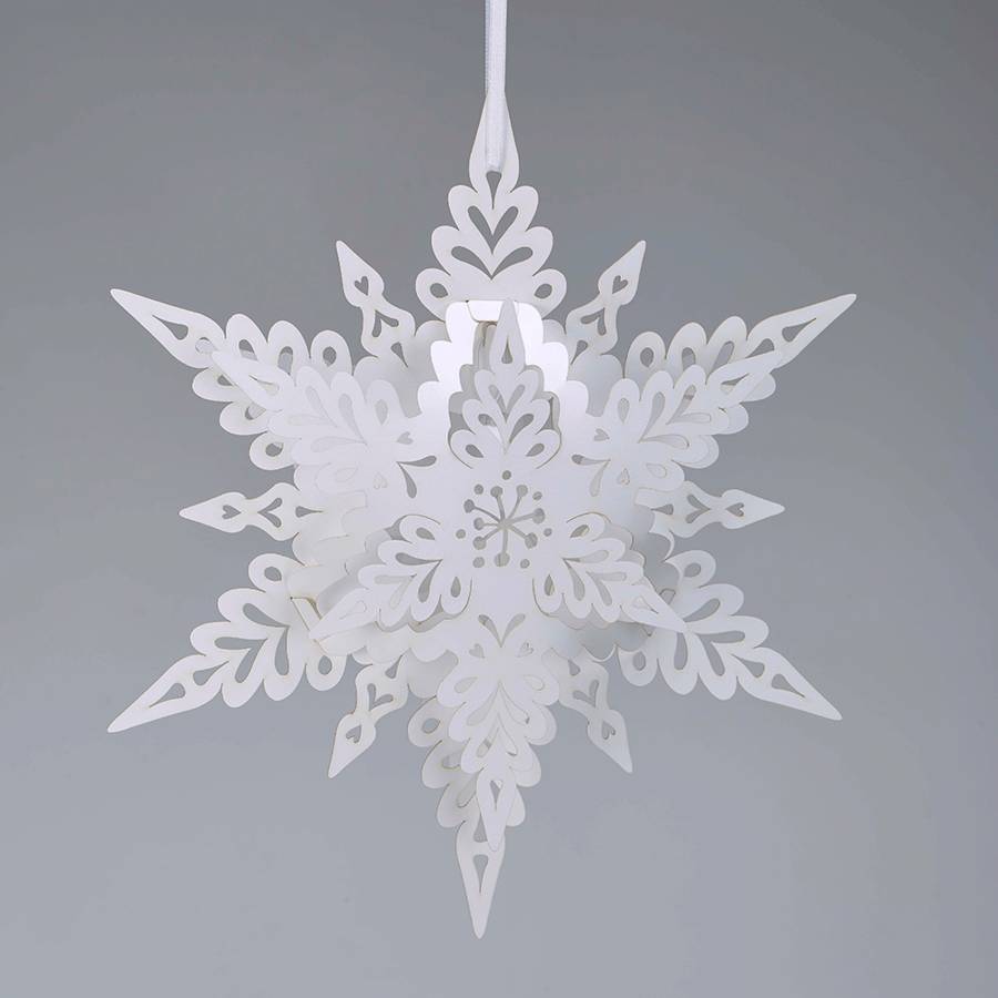 Deco Snowflake Lanterns By The Hanging Lantern Company